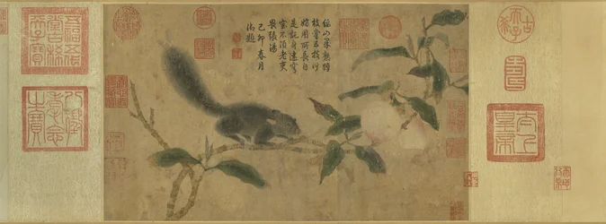 Qian Xuan. Écureuil